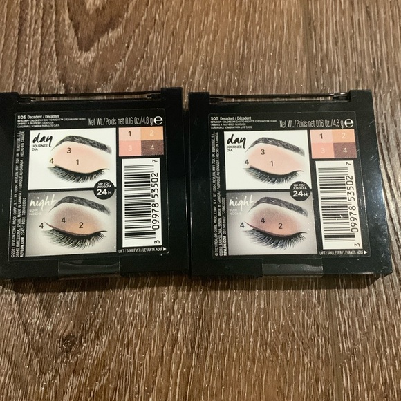 Revlon Colorstay Day to Night Brown Eye Shadow Quad 505 DECADENT. Set of 2. New! - Picture 3 of 3